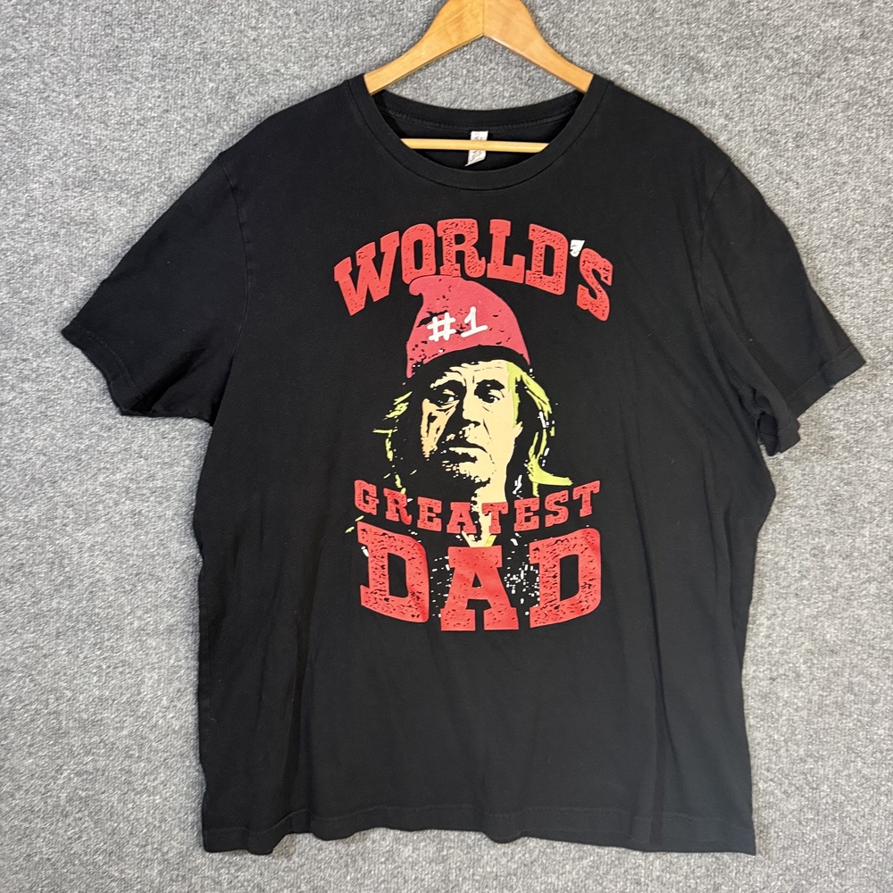 Canvas Worlds Shirt Mens 2XL Graphic Tee Greatest Dad